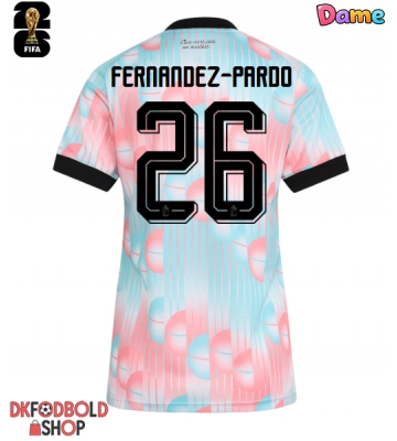 Belgien Matias Fernandez-Pardo #26 Udebanetrøje Dame VM 2026 Kort ærmer Belgien Matias Fernandez-Pardo #26 Udebanetrøje Dame VM 2026 Kort ærmer